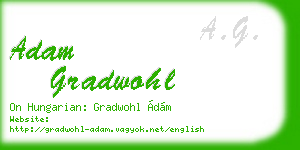 adam gradwohl business card